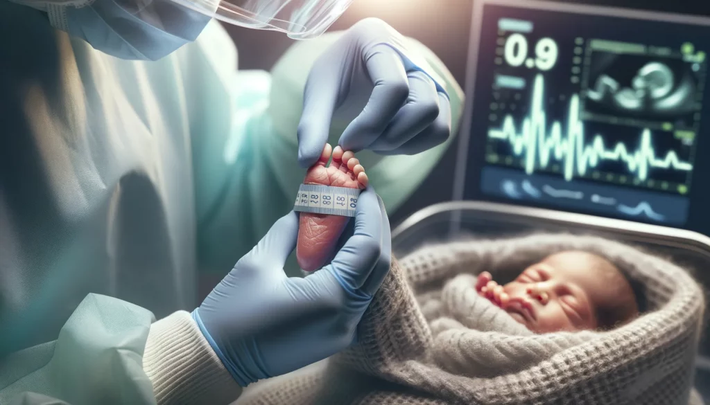 Cómo medir correctamente los pies de un bebé prematuro